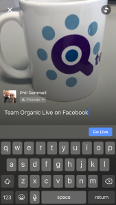 Facebook Live Screenshot
