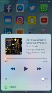 iOS 10 Control Centre 2