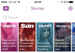 Snapchat Stories Screenshot