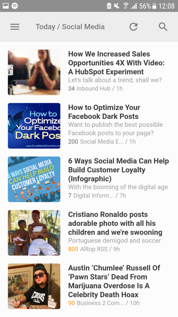 Feedly Mobile