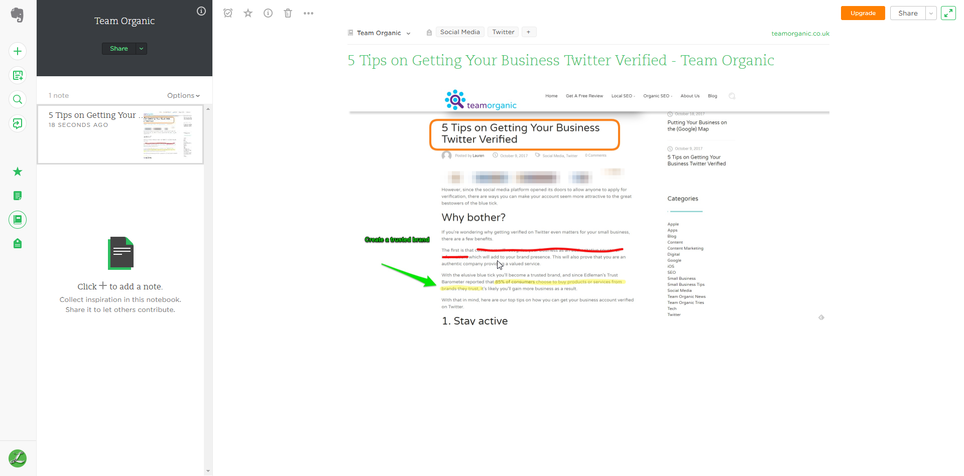Evernote Web Clipper