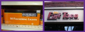 showing typography fonts where letters don't display well next to each other to create new message branding nightmare