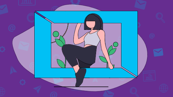 woman climbs through window to self employed freedom